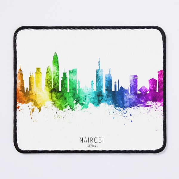 Item preview, Nairobi Kenya Skyline designed and sold by ArtPrints.