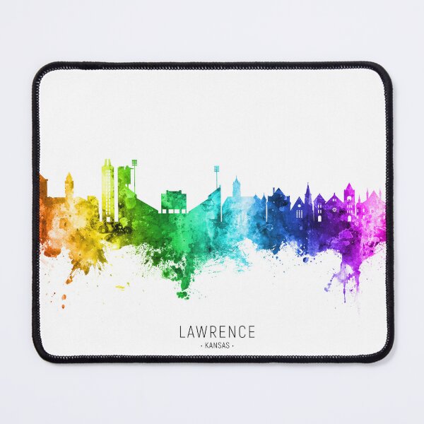 Item preview, Lawrence Kansas Skyline designed and sold by ArtPrints.