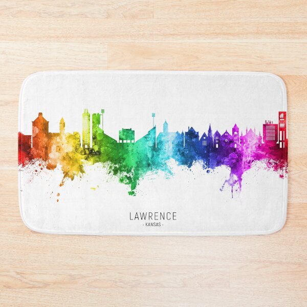 Item preview, Lawrence Kansas Skyline designed and sold by ArtPrints.
