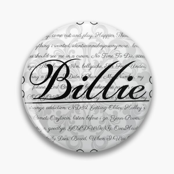 Item preview, Billie-Her song titles designed and sold by emptysky1201.