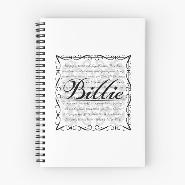 Item preview, Billie-Her song titles designed and sold by emptysky1201.