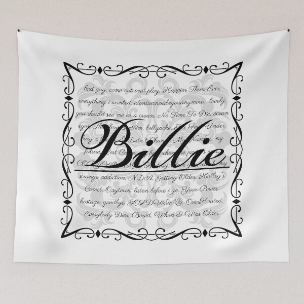 Item preview, Billie-Her song titles designed and sold by emptysky1201.