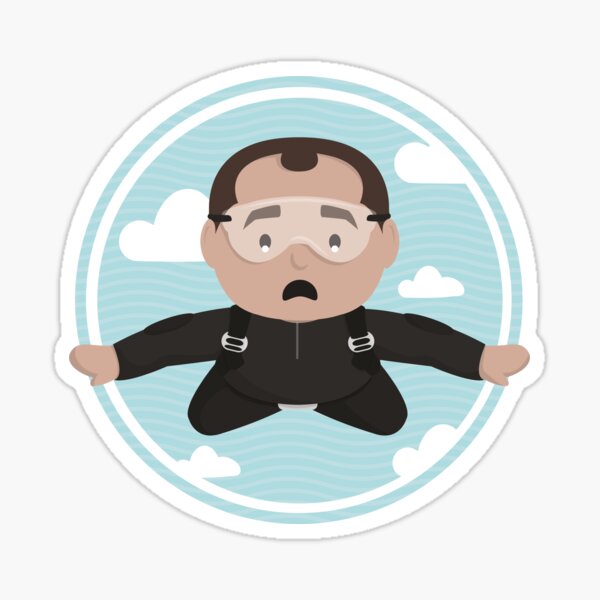 Impractical Jokers - Skydiving Ferret Sticker