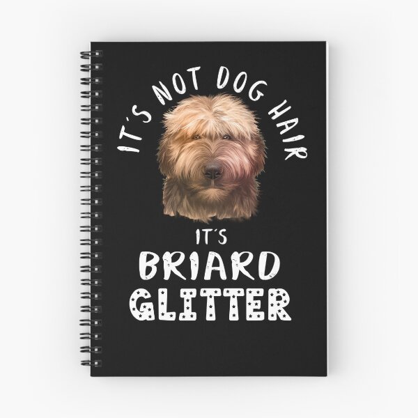 Item preview, It's not dog hair it's BRIARD glitter funny dog quote designed and sold by theshirtinator.