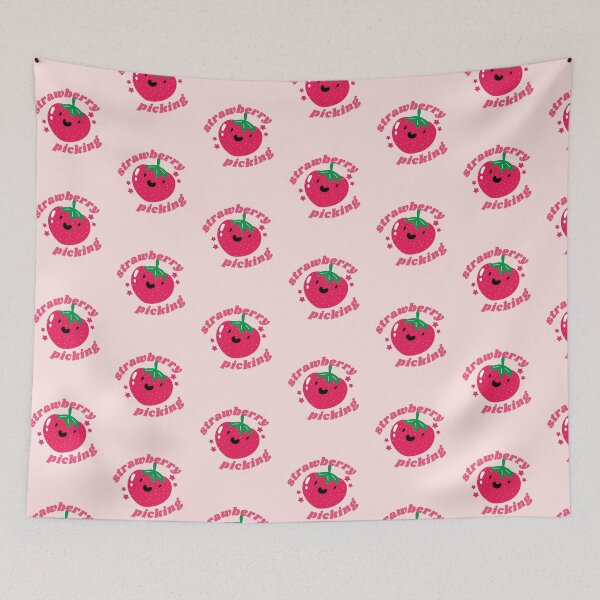 Item preview, Cute Strawberry Picking designed and sold by Paper Hearteu.