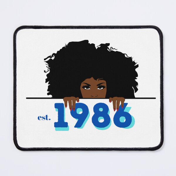 Item preview, Women's Black Queen Born in 1986 Awesome Birthday Girls Women T-Shirt designed and sold by ColorPrint45.