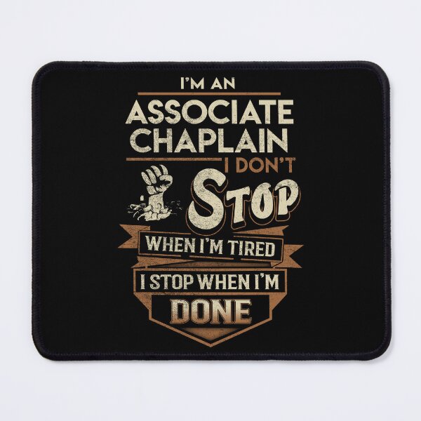 Item preview, Associate Chaplain T Shirt - I Stop When Done Job Gift Item Tee designed and sold by paneczkopat.