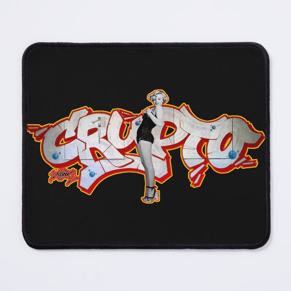 Item preview, SILVER CRYPTO PINUP BY ESONE URBAN GRAFFITI STREET STYLE designed and sold by GraffitiBomberZ.