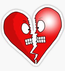 Broken Heart: Stickers | Redbubble