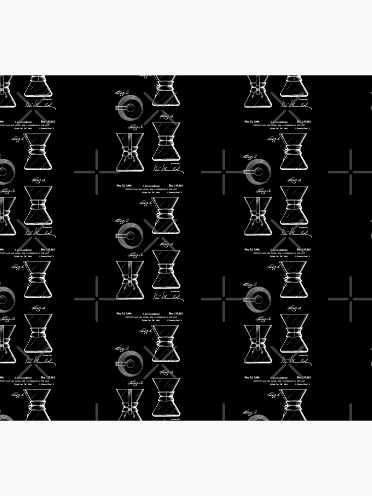 Coffee Chemex patent art, old coffee chemex design for coffee lovers Coffee  Mug for Sale by anodyle