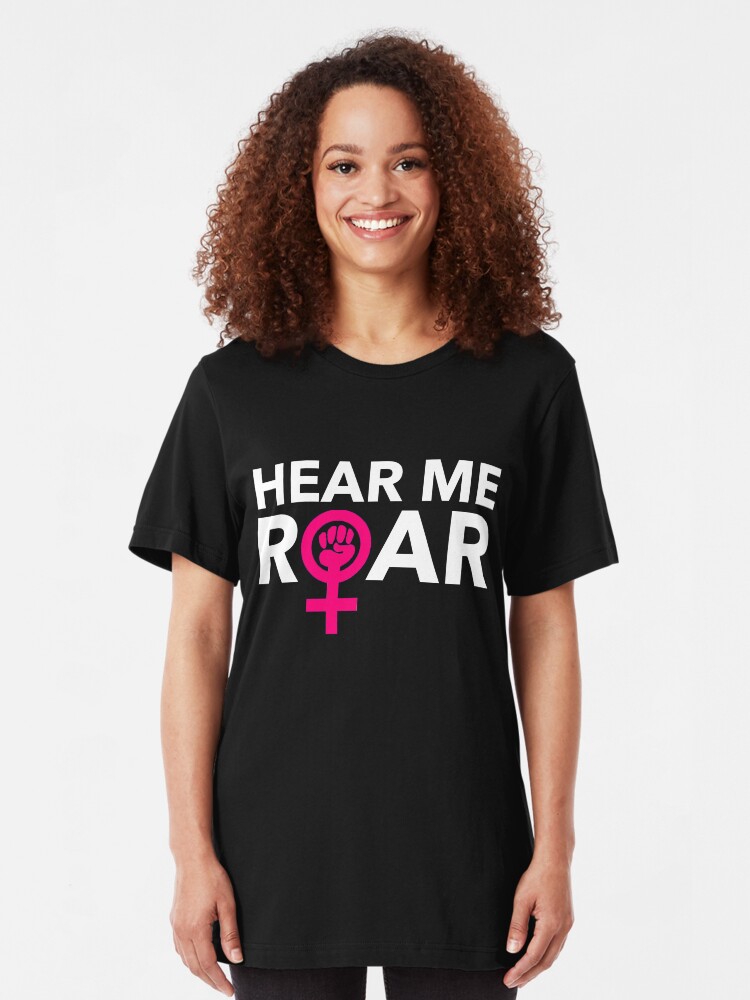 Alternate view of Hear ME ROAR Slim Fit T-Shirt