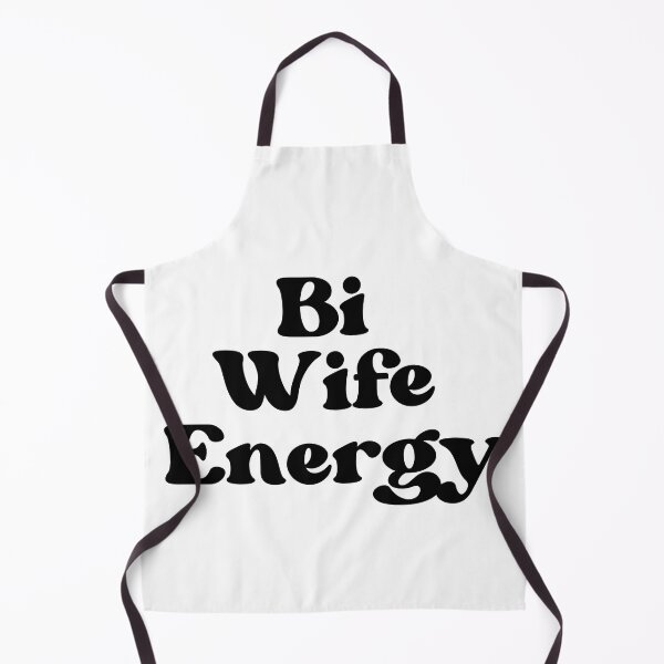 Item preview, Bi Wife Energy - Black & White designed and sold by forkmuddies.
