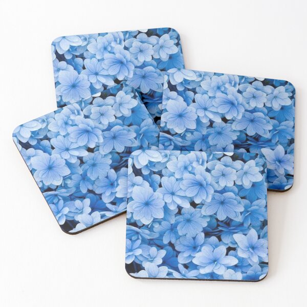 Item preview, Blue flowers designed and sold by montana-22.