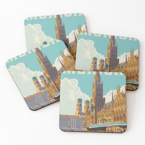 Item preview, Munich Germany Vintage travel designed and sold by More than Myriad.
