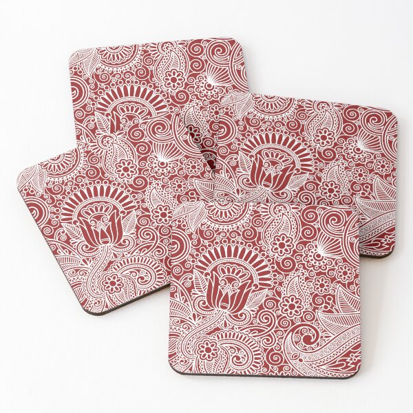 Item preview, Indonesian Batik Motif Red Color designed and sold by Ahsacom.