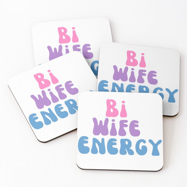 Item preview, Bi Wife Energy - Bisexual Pride Flag Color designed and sold by forkmuddies.