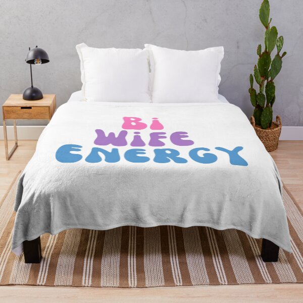 Item preview, Bi Wife Energy - Bisexual Pride Flag Color designed and sold by forkmuddies.