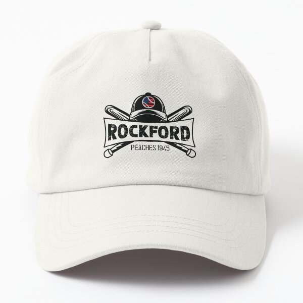 Rockford Peaches Trucker Hat, Adult Unisex, Size: Small, White and Black