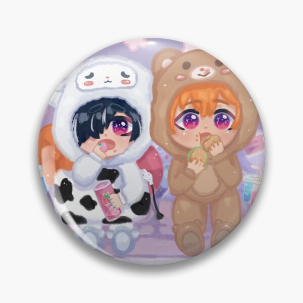 Item preview, Belphegor and Beelzebub Movie Night [Light Version] - Obey Me! Chibi designed and sold by Paporuii.