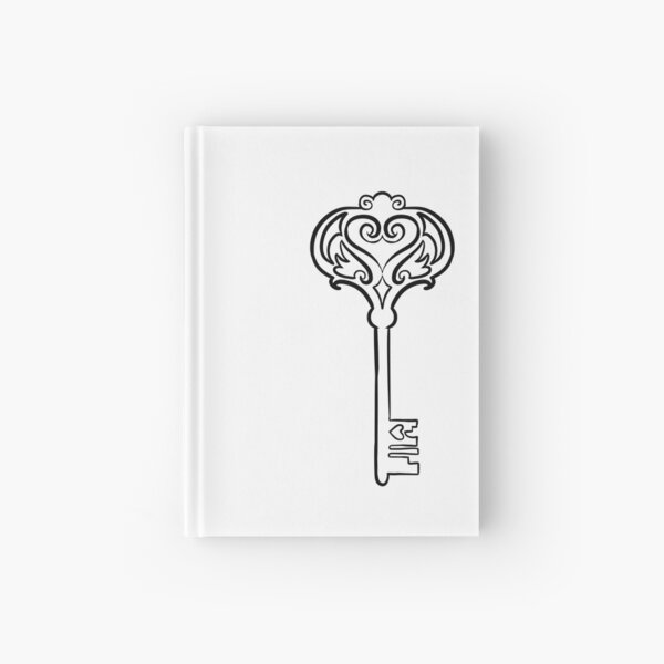 Key to your Heart art noveau skeleton key tattoo design decorations