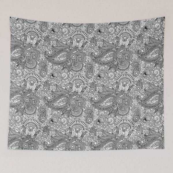 Item preview, Batik Motif White Color designed and sold by Ahsacom.