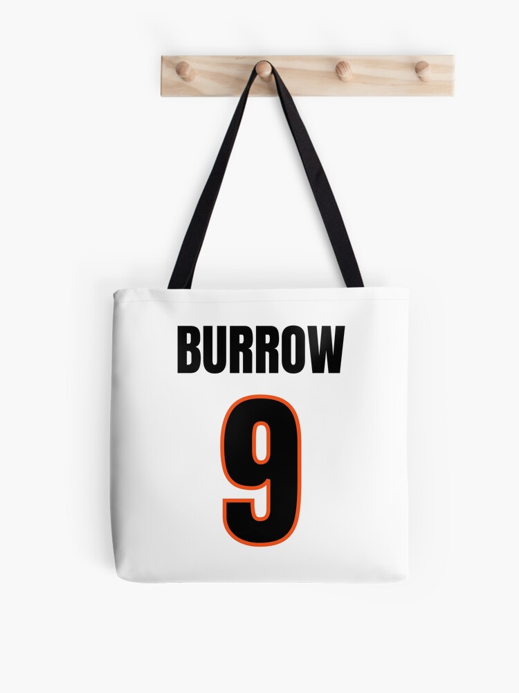 Joe Burrow 9 - Cincinnati Bengals Jersey | Tote Bag