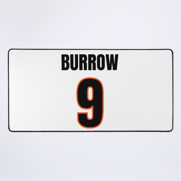 Joe Burrow 9 - Cincinnati Bengals Jersey Poster for Sale by