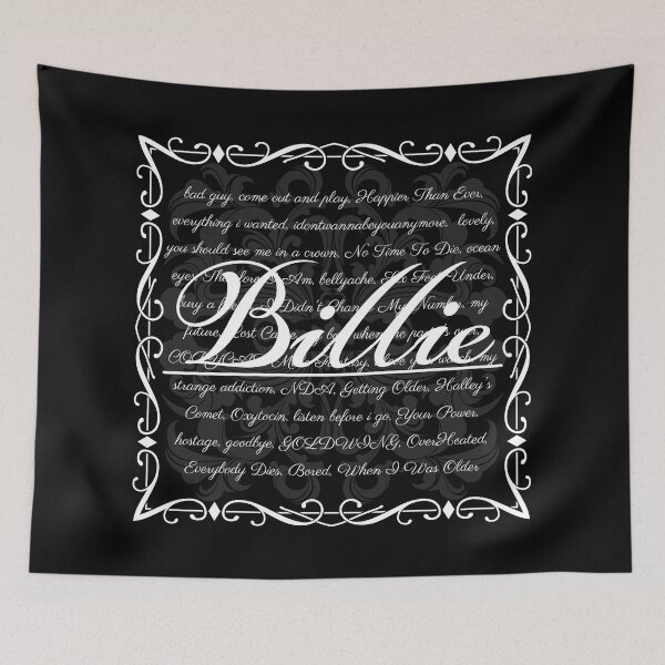 Item preview, Billie-Her song titles designed and sold by emptysky1201.