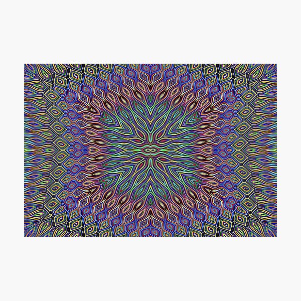 Item preview, psychedelic flower designed and sold by chambergambit.
