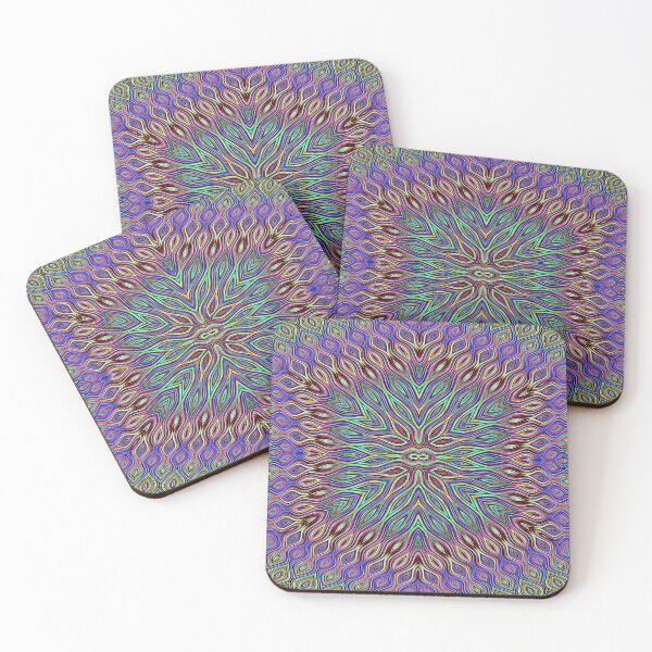 Item preview, psychedelic flower designed and sold by chambergambit.