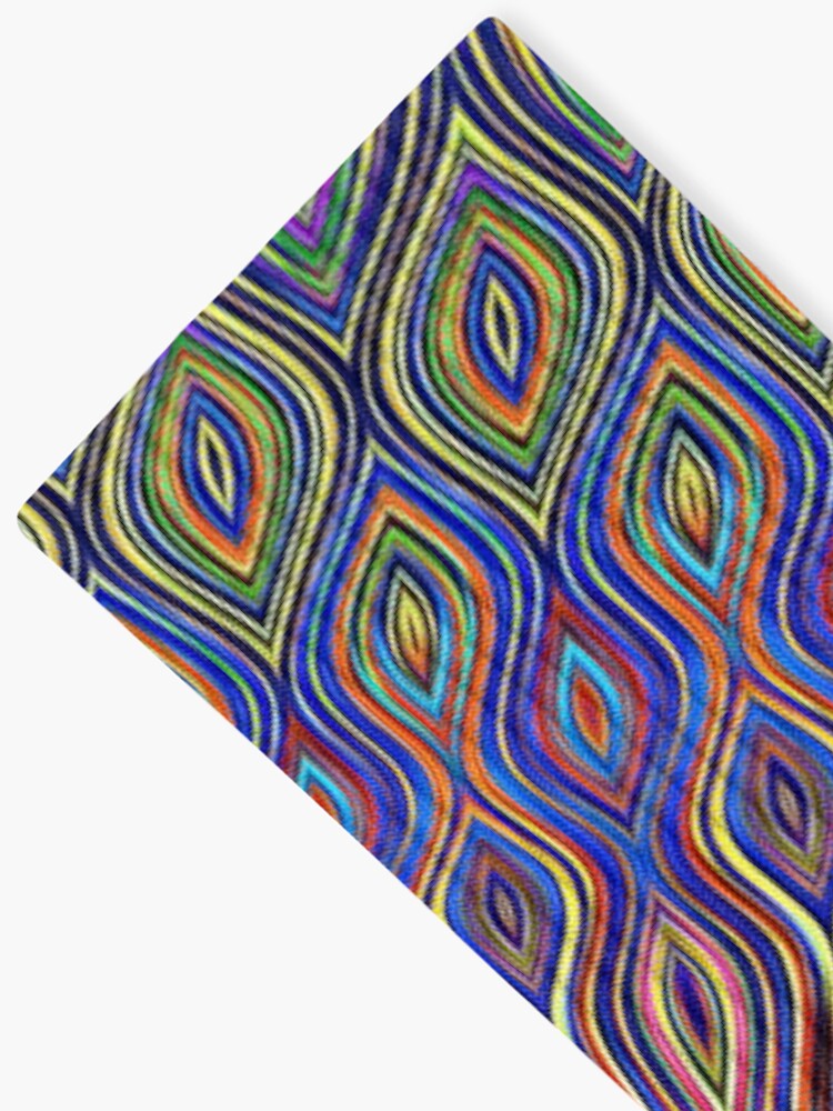 Thumbnail 2 of 5, Socks, psychedelic flower designed and sold by chambergambit.