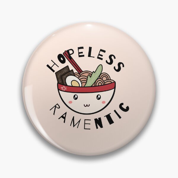 Item preview, Hopeless Ramentic. Cute Ramen Sticker designed and sold by Paper Hearteu.