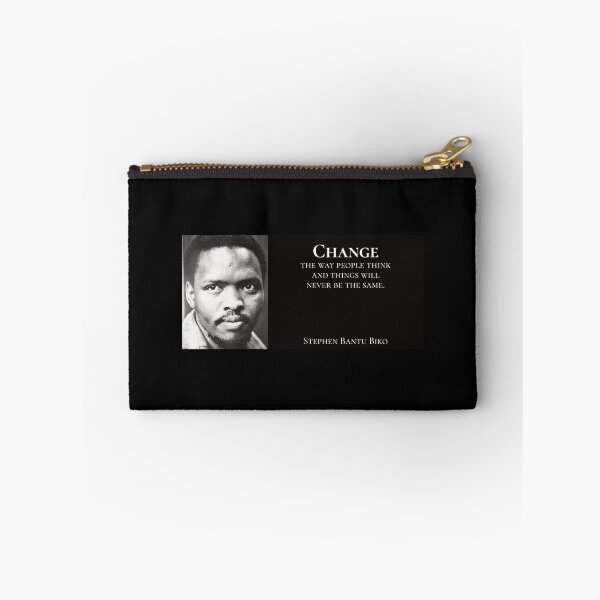 Item preview, Steve Biko - Change The Way People Think And Things Will Never Be The Same designed and sold by happycoders.