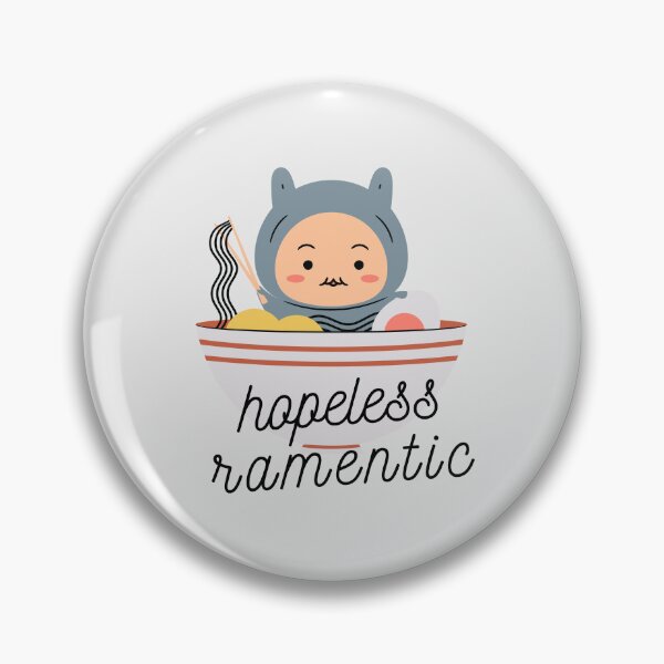Item preview, Hopeless Ramentic. Kawaii Ramen Sticker Designs designed and sold by Paper Hearteu.