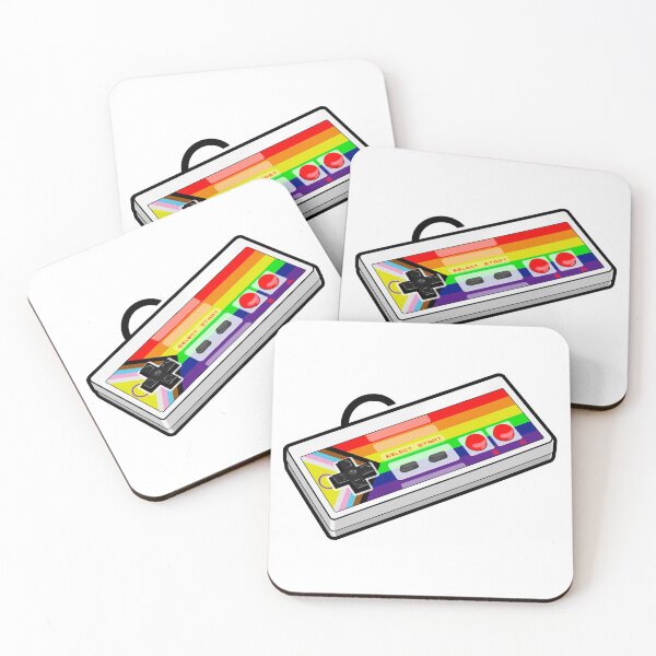 Item preview, Retro Controller in intersex Inclusive Progress Pride Flag Colours designed and sold by JayneMcAvaney.