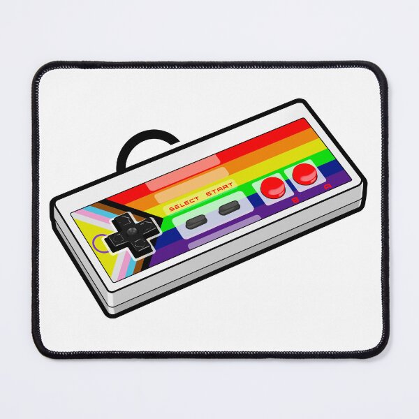 Item preview, Retro Controller in intersex Inclusive Progress Pride Flag Colours designed and sold by JayneMcAvaney.