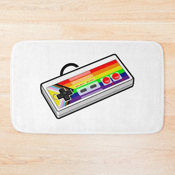 Item preview, Retro Controller in intersex Inclusive Progress Pride Flag Colours designed and sold by JayneMcAvaney.