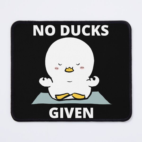 Item preview, No Ducks Given Yoga Meditation Duck designed and sold by Wheeler-Styl3.