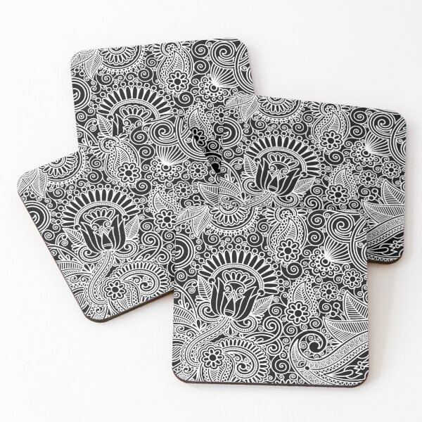 Item preview, Batik Motif Black Color designed and sold by Ahsacom.