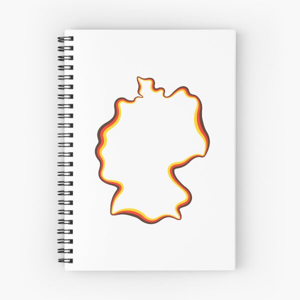 Item preview, Germany Map Outline With Flag Colors designed and sold by hijackhippo.