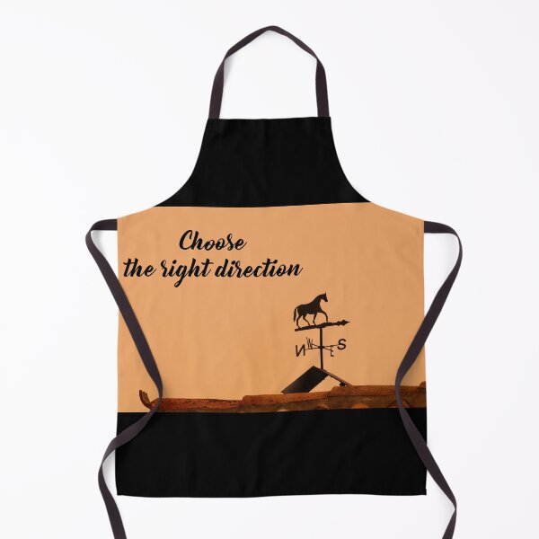 Item preview, Choose the right direction with a weathervane of a horse and orange background designed and sold by Martapp.