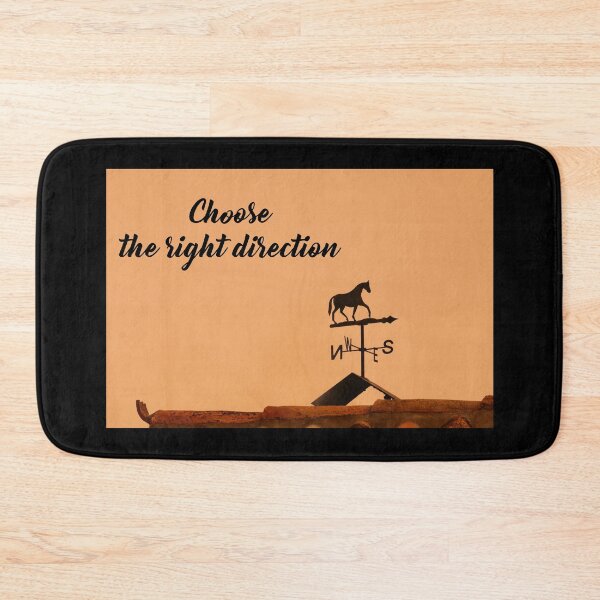 Item preview, Choose the right direction with a weathervane of a horse and orange background designed and sold by Martapp.