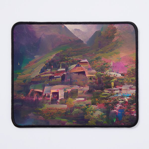 Item preview, Hidden Village in Mountain designed and sold by Arkneer.