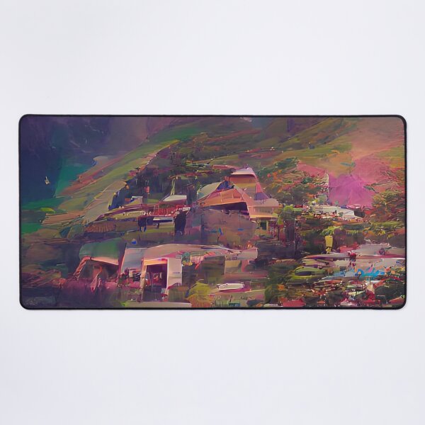 Item preview, Hidden Village in Mountain designed and sold by Arkneer.