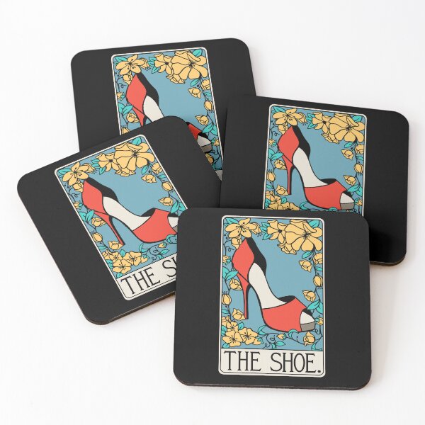Artikelvorschau, Schuh-Tarot-Karte - High Heels - Girly Glam Fashion Stilettos entworfen und verkauft von isstgeschichte.