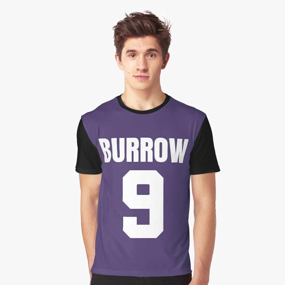 Joe Burrow 9 - Purple Cincinnati Bengals Jersey Essential T-Shirt