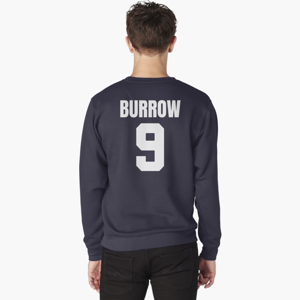 Joe Burrow 9 - Cincinnati Bengals Jersey Pullover Hoodie for Sale by  sgkrishna