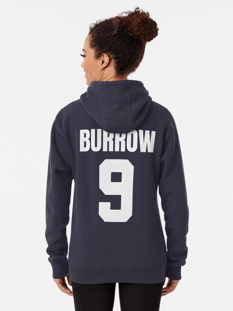 Joe Burrow 9 - Cincinnati Bengals Jersey Pullover Hoodie for Sale