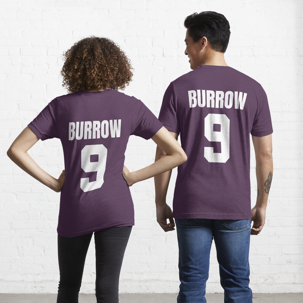 Joe Burrow 9 - Purple Cincinnati Bengals Jersey Essential T-Shirt for Sale  by sgkrishna