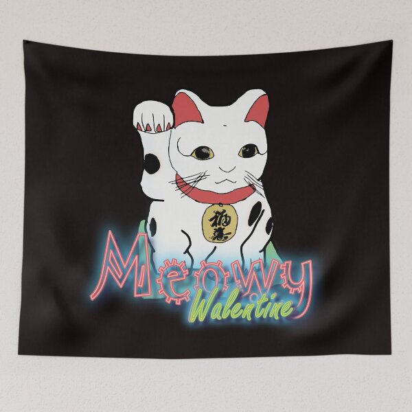 Item preview, Meowy Valentine Cute Cat designed and sold by roleshop.